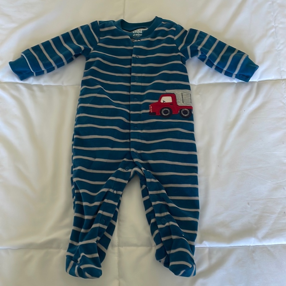 Child of mine by carters. Fleece onesie
